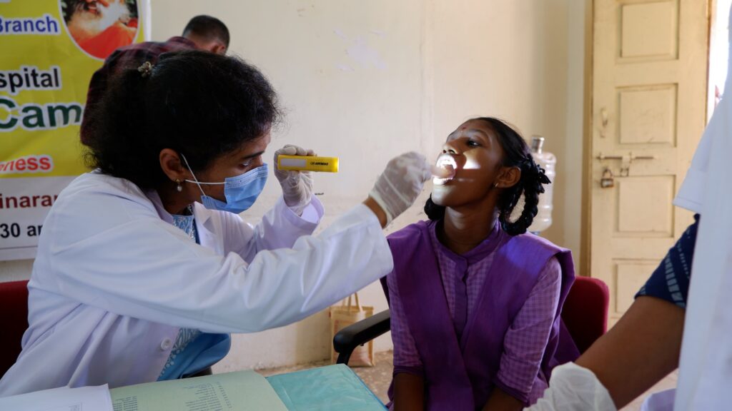 Chinmaya Dental Camp for Rural youth and students - Chinmaya Mission Visakhapatnam West